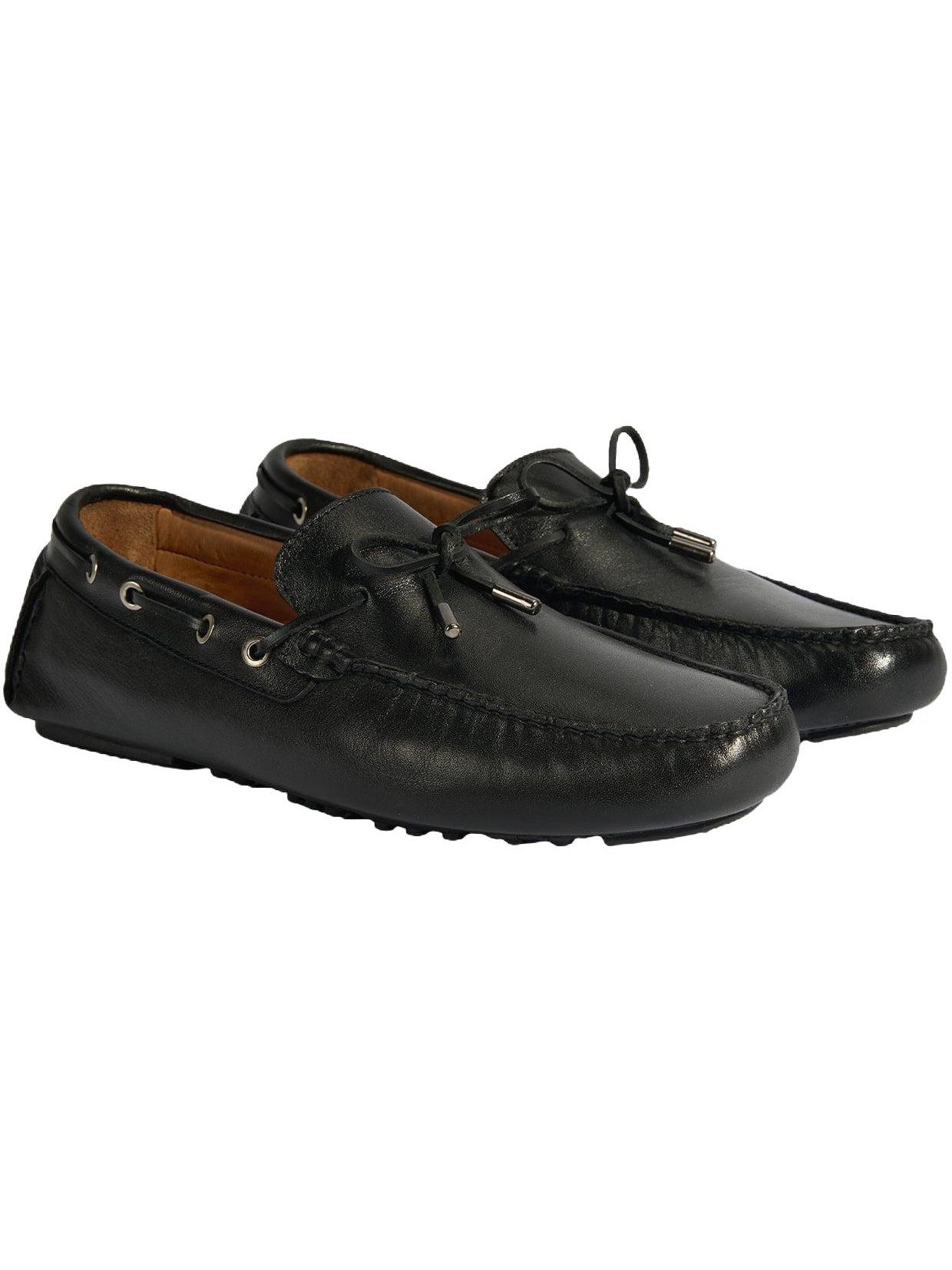 Desa Herren-Lederslipper – Atmungsaktive Slipper mit flachem Absatz, ohne Loafer