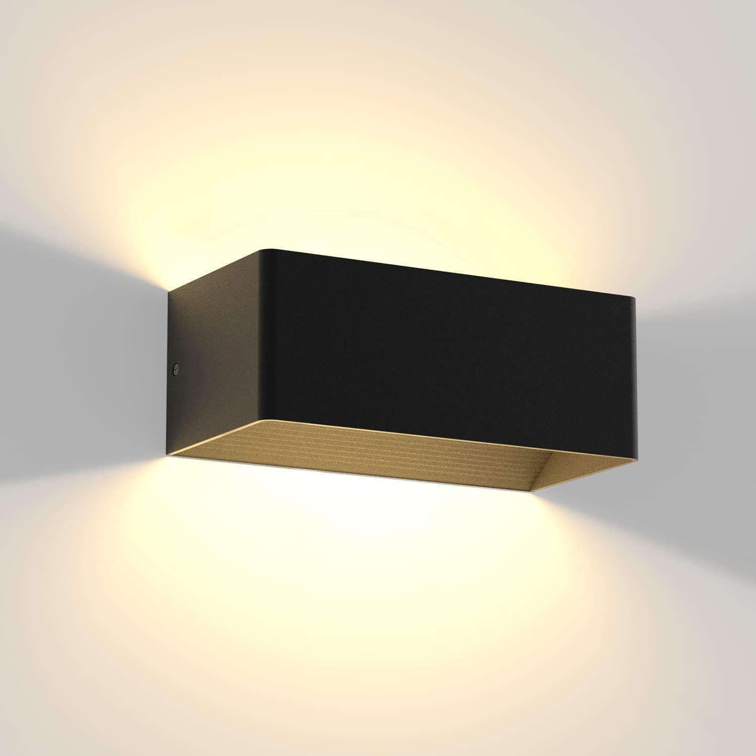ZMH LED Wandleuchte Wandlampe Modern Up Down Außen Garten, LED fest integri günstig online kaufen