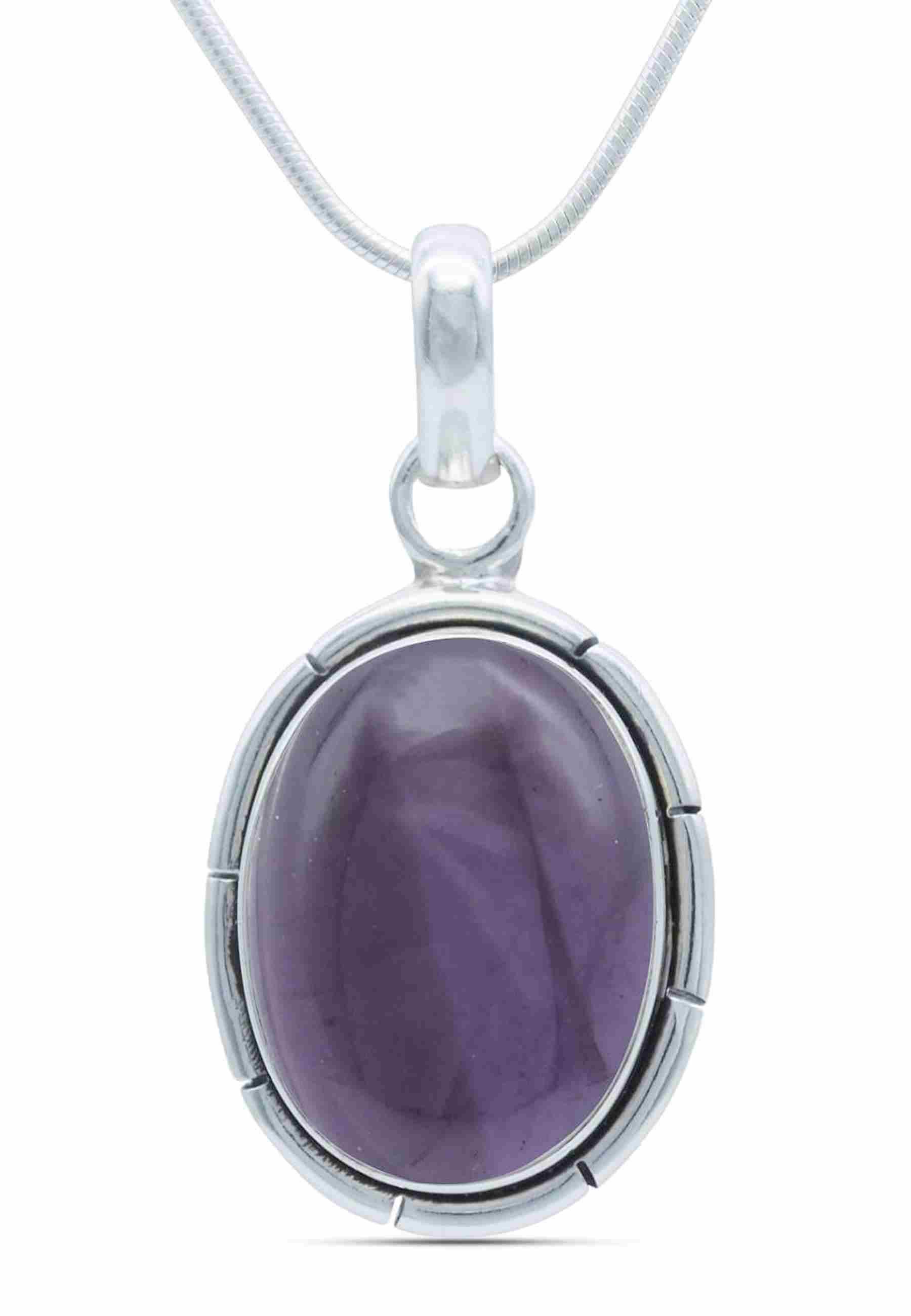 mantraroma Kette mit Anhänger DAMIRA aus 925 Silber mit Amethyst (Kettenanh günstig online kaufen