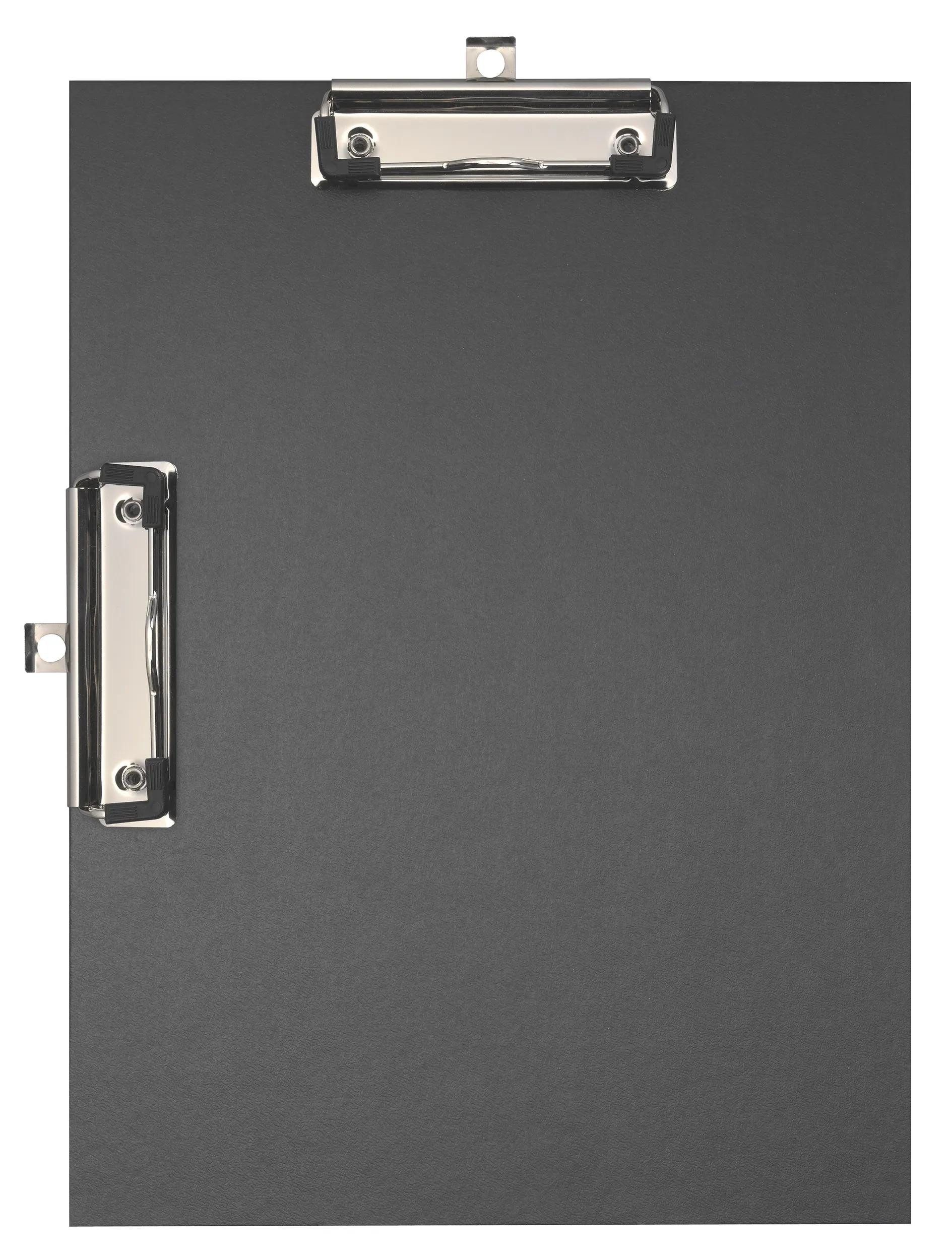 Klemmtafel 10x Klemmbrett Doppelclip beschichtet Format 23x32cm A4 Schwarz 18271E