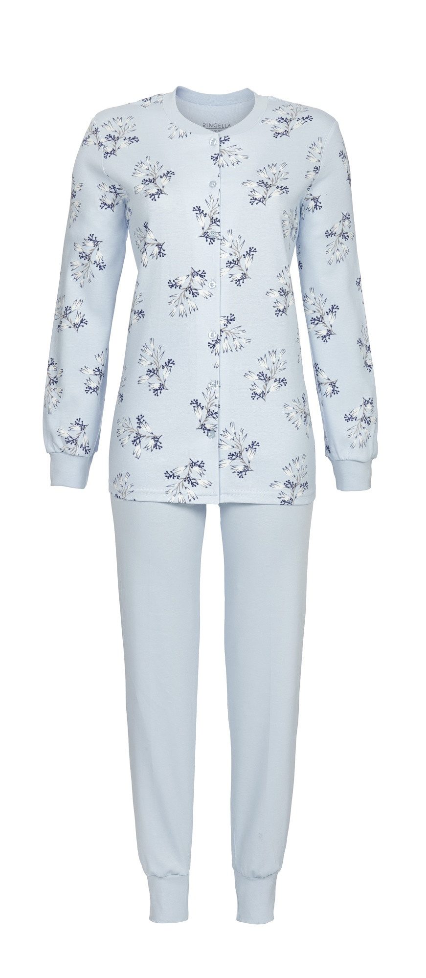 Ringella Pyjama mit durchgeknöpftem Oberteil und günstig online kaufen