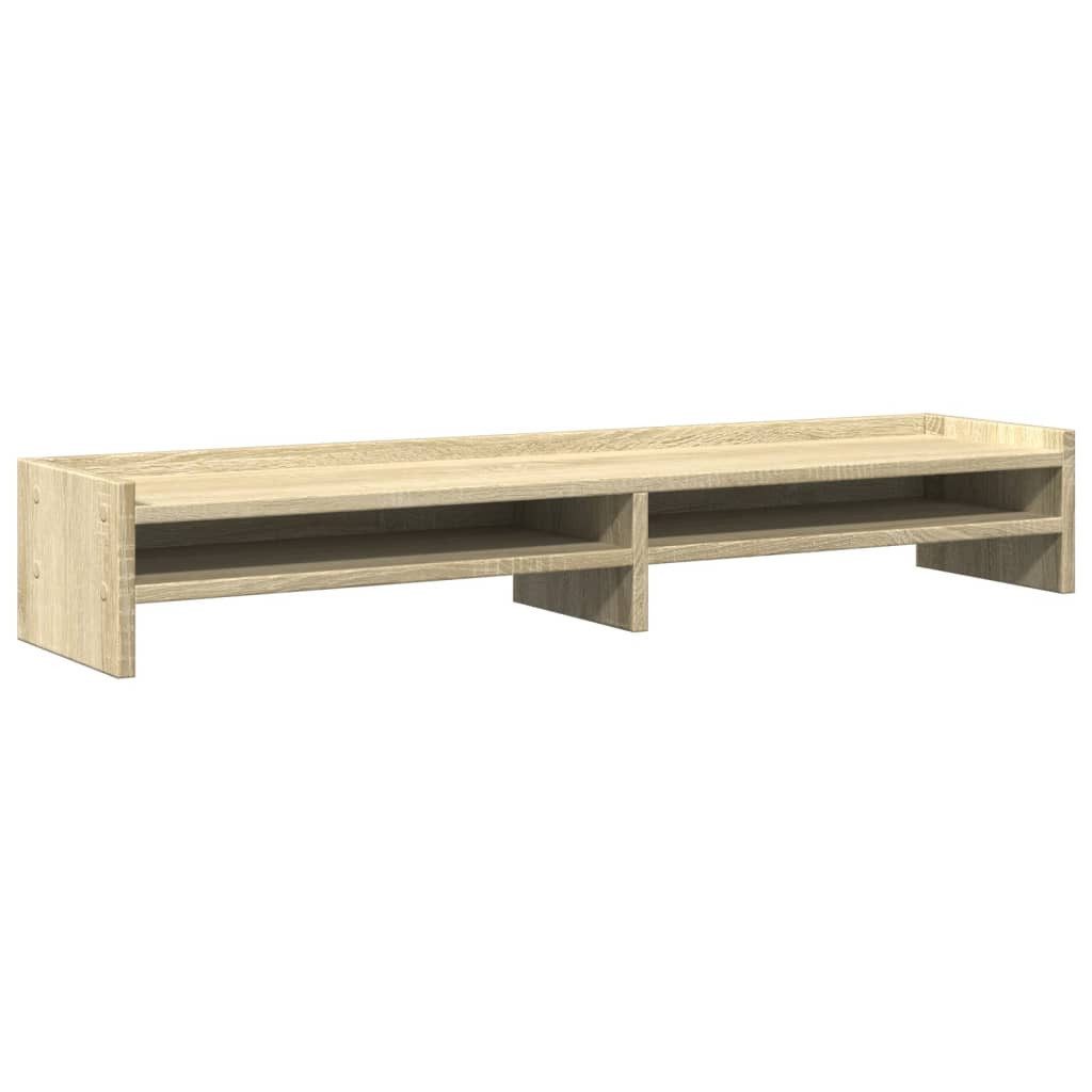 vidaXL Computertisch Monitorständer Sonoma-Eiche 100x24x16 cm günstig online kaufen