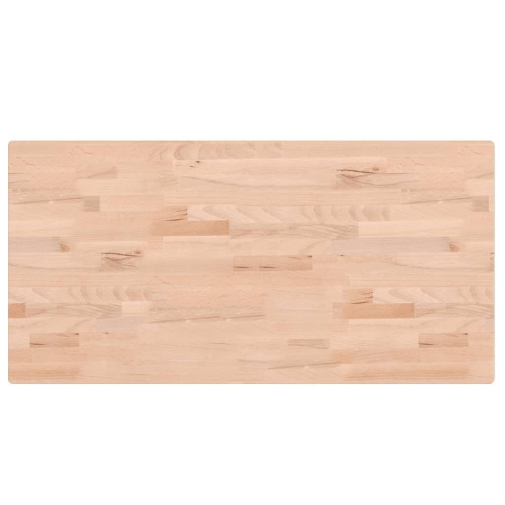 vidaXL Waschtischplatte Waschtischplatte 100x50x2,5 cm Massivholz Buche