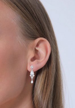 Elli Premium Paar Ohrhänger Ohrhänger Tropfen Zirkonia Elegant 925 Silber