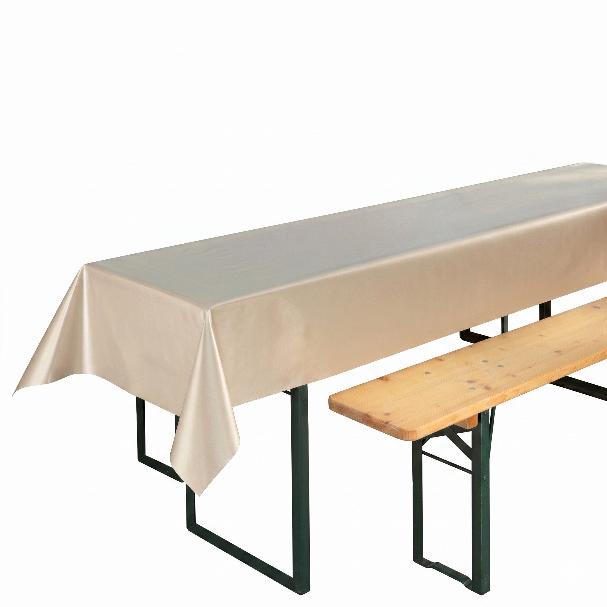 Beautex Tischdecke, Partytischdecke, für Biertischgarnituren, 100x250cm, viele Farben (1-tlg), wasserabweisend, abwaschbar, lebensmittelecht, strapazierfähig
