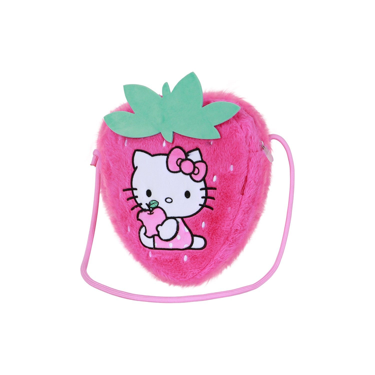 Umhängetasche Sanrio Hello Kitty Plüsch Erdbeer kleine Tasche