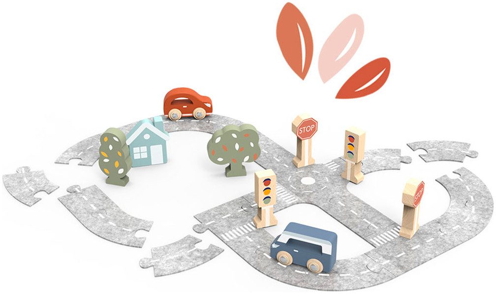 speedy monkey Spiel-Ampelanlage Autospur Puzzle (Set), FSC® - schützt Wald günstig online kaufen