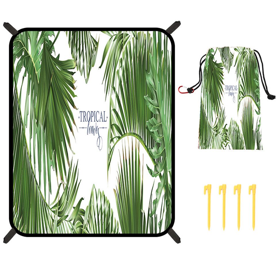 Picknickdecke Campingdecke Stranddecke Wasserdicht Waschbar, 180x220 cm, Coonoor, Strapazierfähiges Picknickdecke Für Strand, Wandern, Reisen