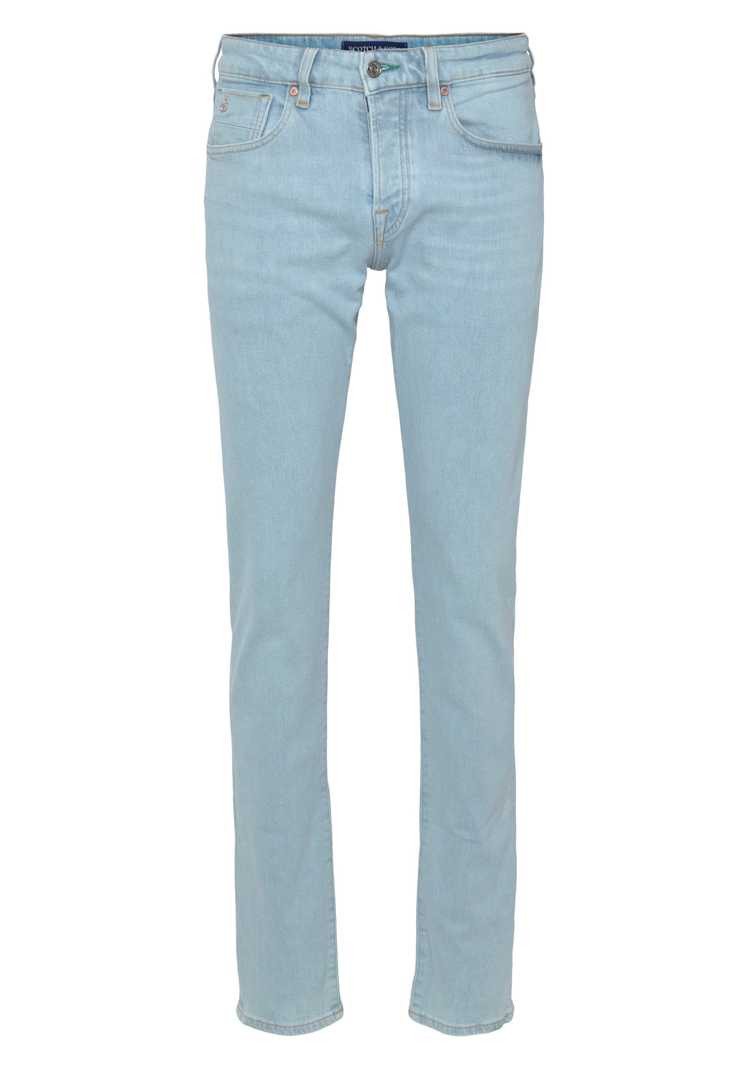 Scotch & Soda Skinny-fit-Jeans mit Leder-Badge