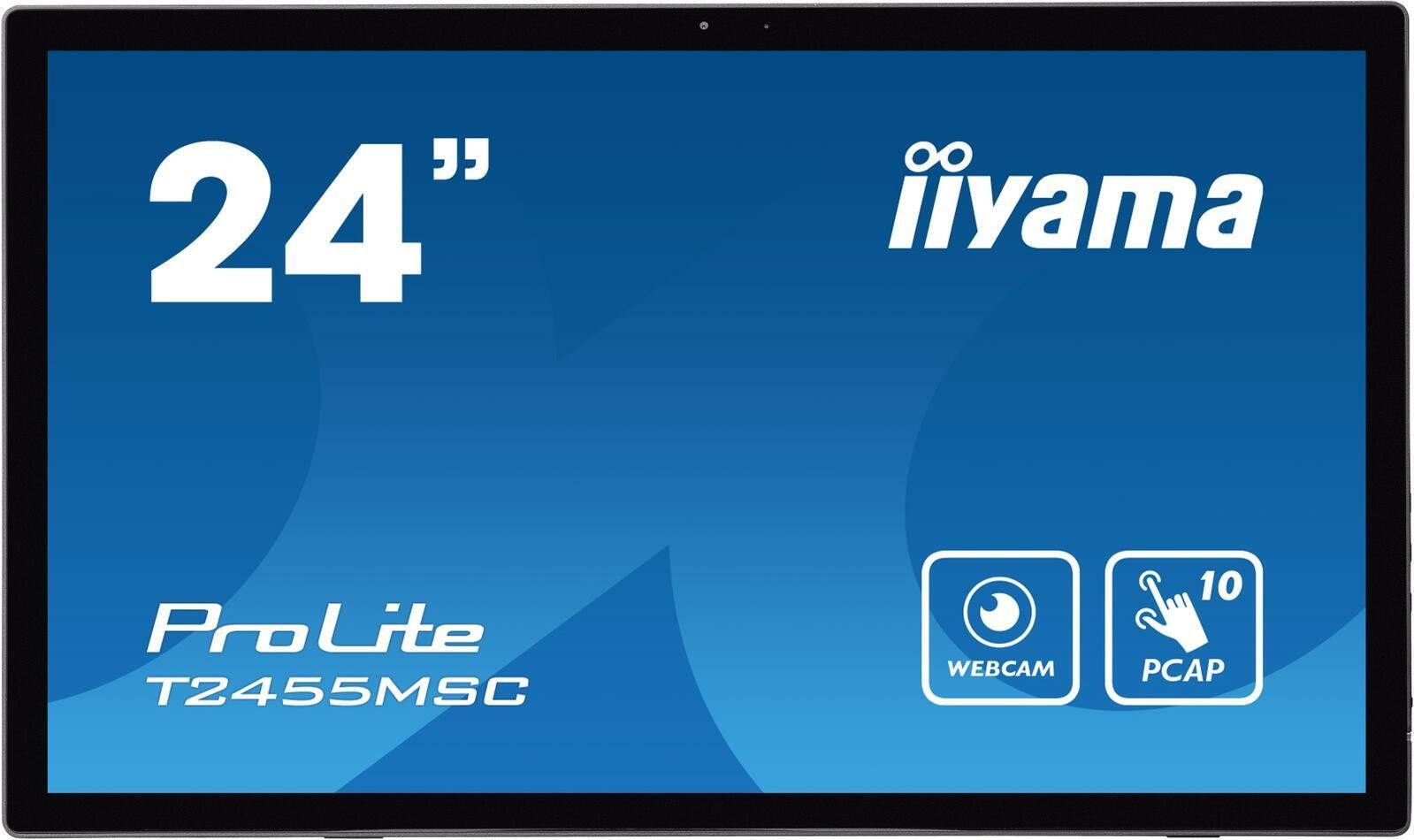 Iiyama iiyama ProLite T2455MSC-B1 TFT-Monitor (1920 x 1080, 5 ms Reaktionszeit, 60 Hz, IPS Panel)