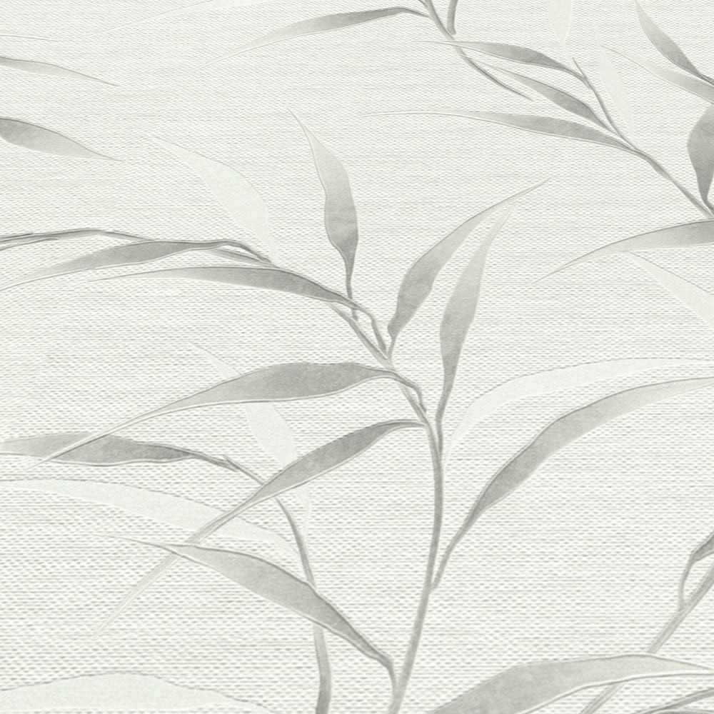 Erismann Vliestapete Blätter Floral Weiß Grau 10528-31 Guido Maria Kretschmer