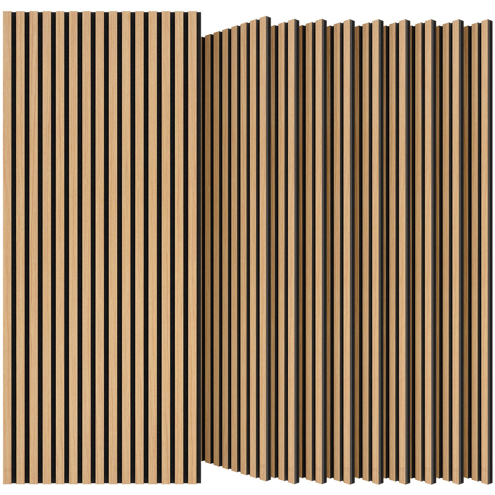 TONOR 3D Wandpaneel Akustikpaneele Holz, Wandpaneele Schallschutzplatten, Wandverkleidung, (10-tlg)
