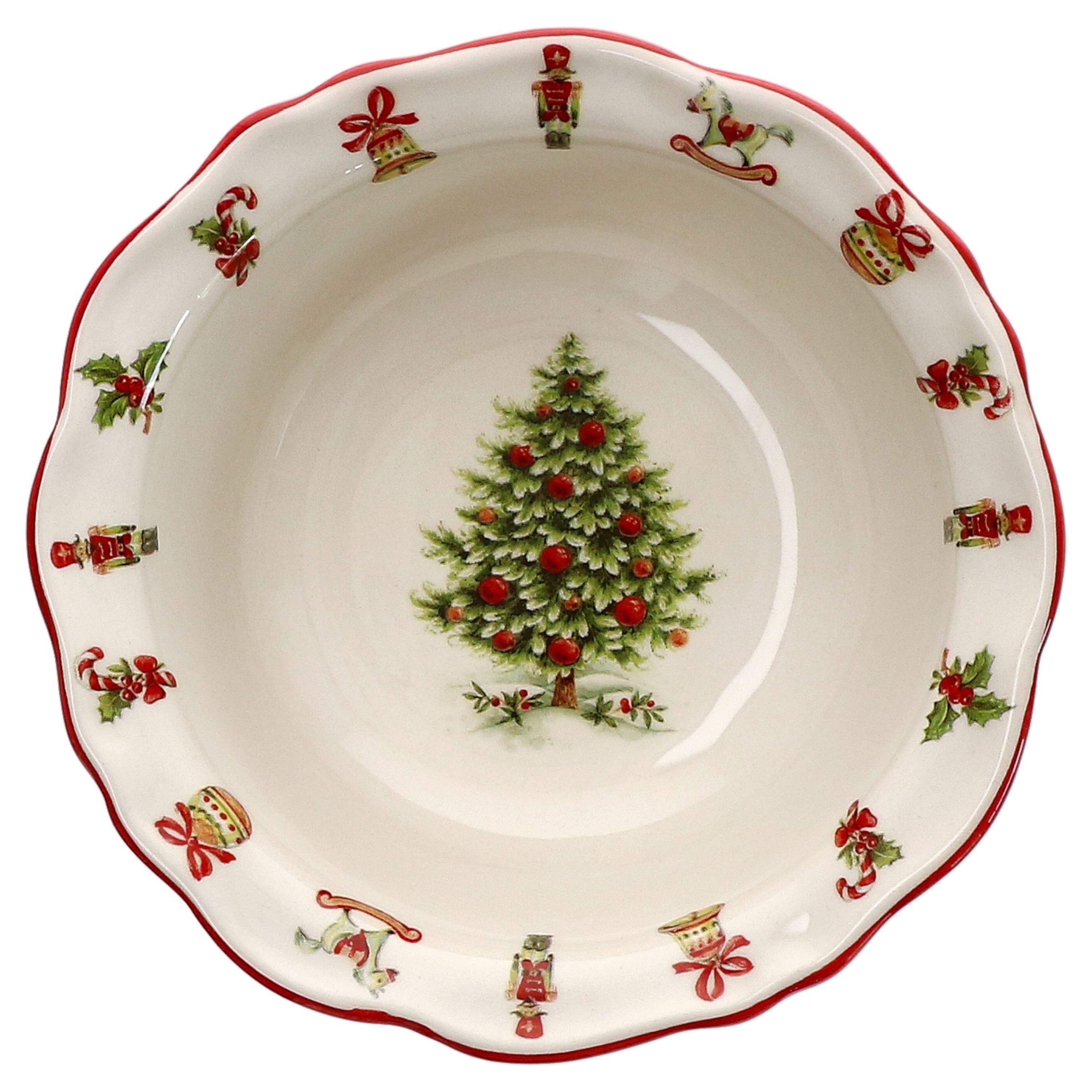 Müslischale Maestro Natale Schale Ø17,5cm Keramik Suppe Müsli Kekse Schüssel