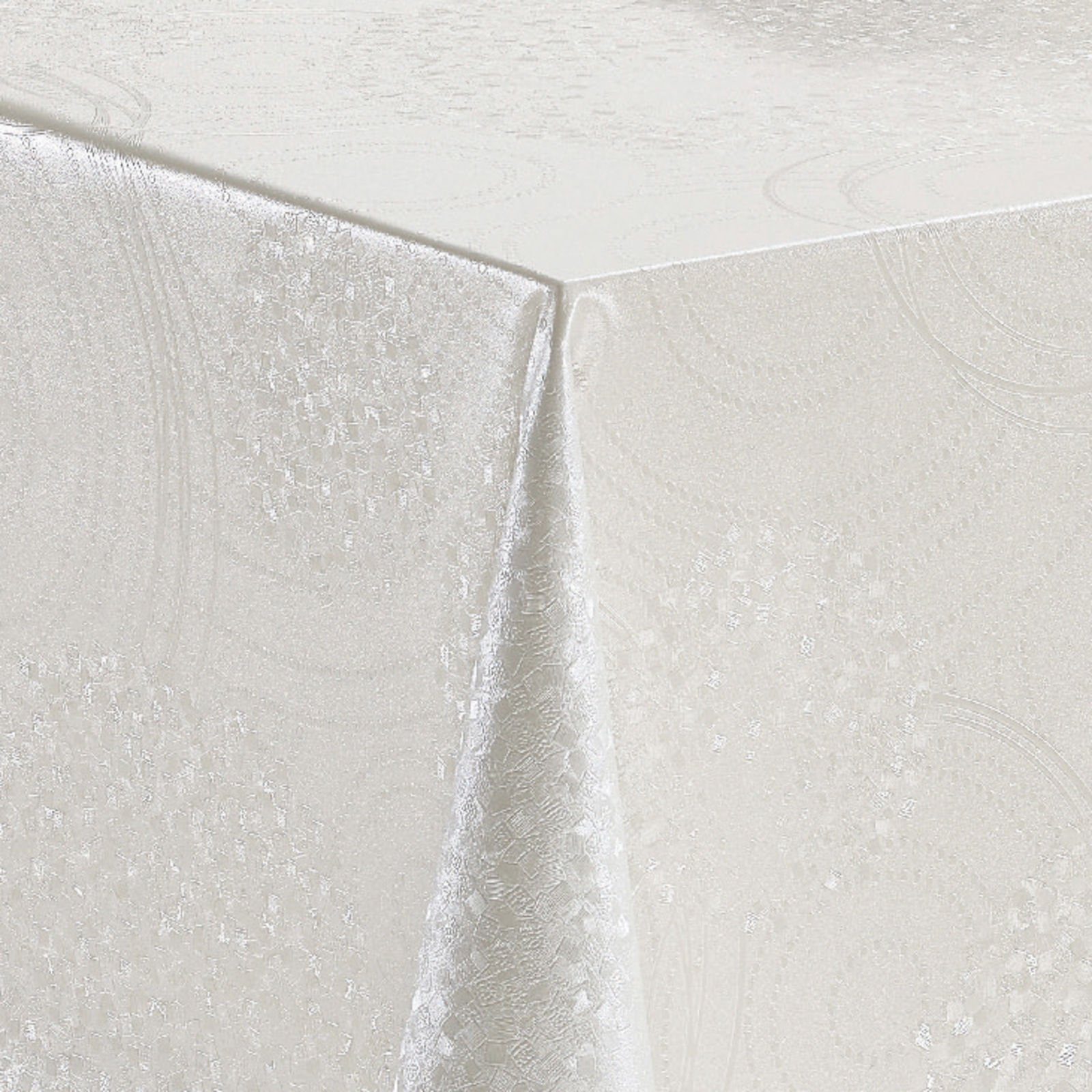 Melody Gartentischdecke Wachstuch Tischdecke Gartentischdecke geprägt weiss günstig online kaufen