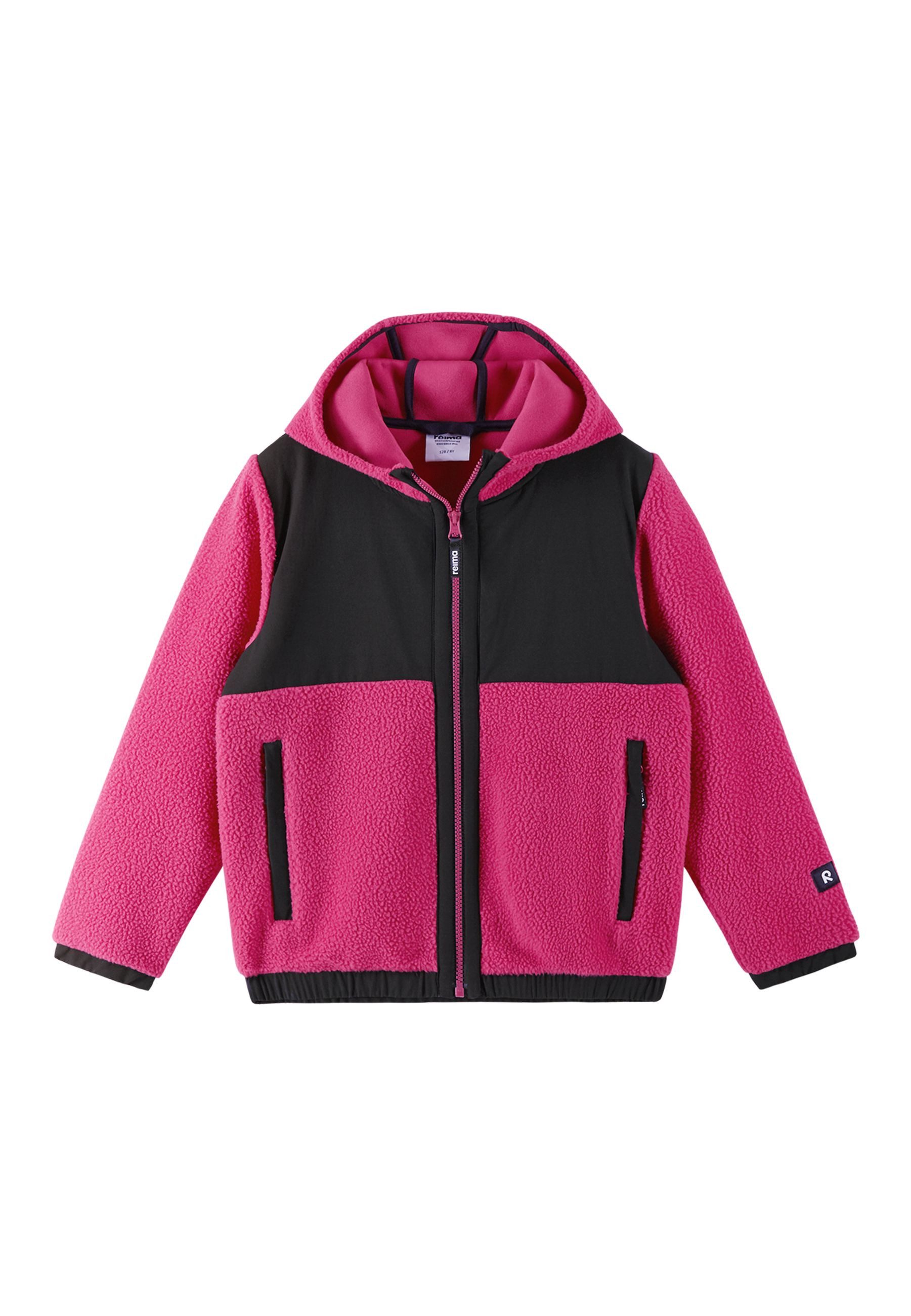reima Fleecejacke TURBO aus weichem, recyceltem Teddyfleece
