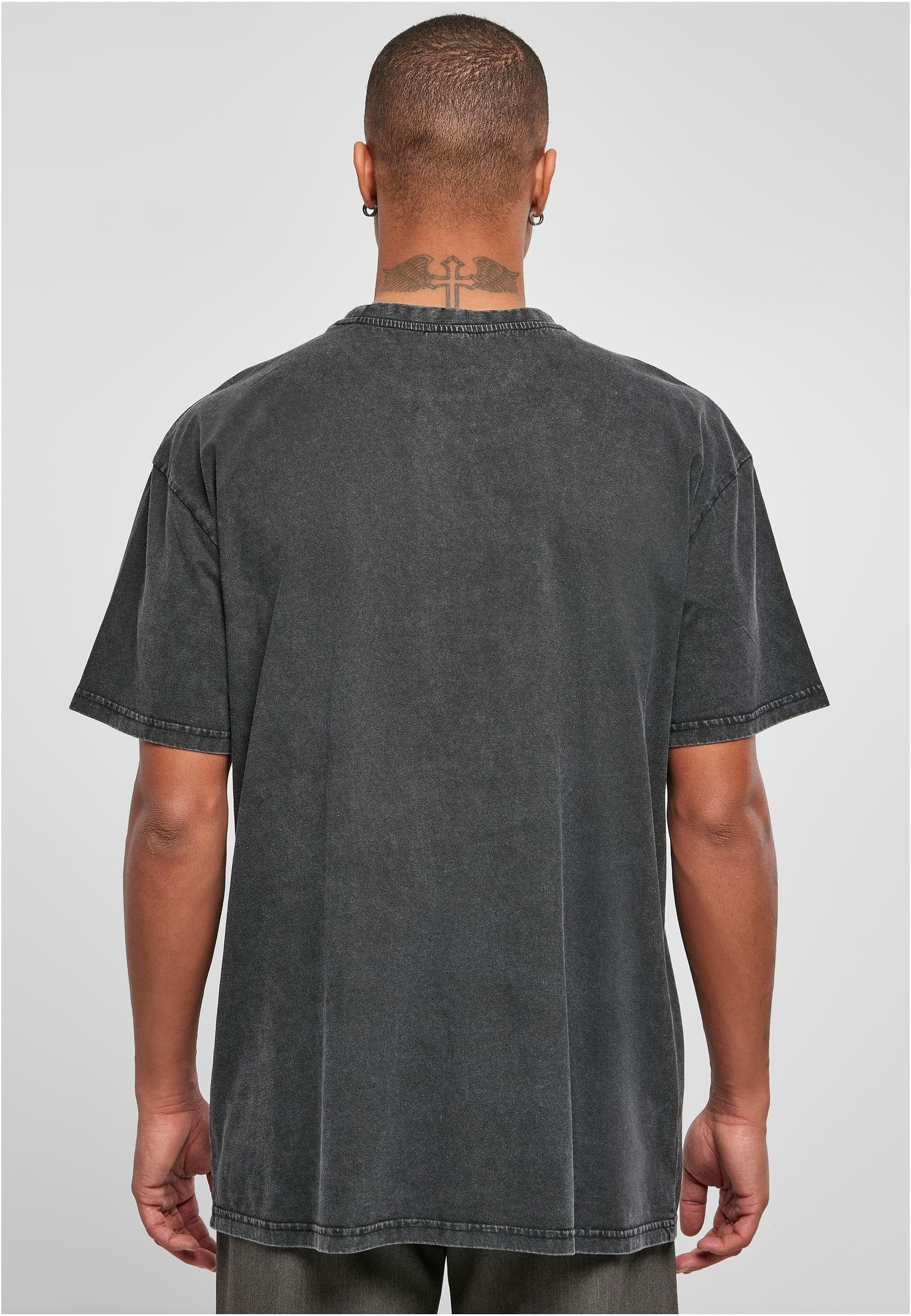 URBAN CLASSICS Kurzarmshirt Small (1-tlg) Herren black Embroidery Oversized Tee