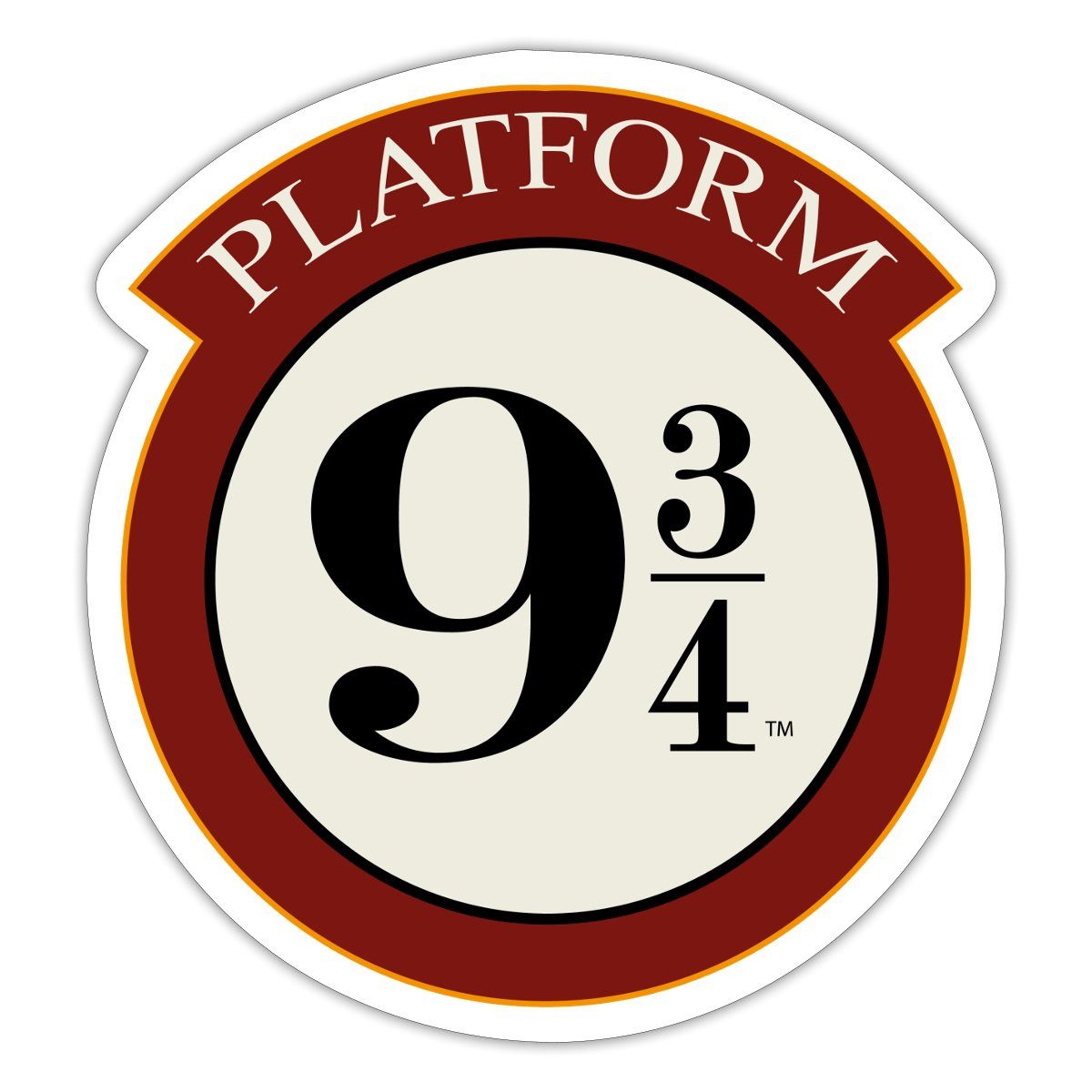 Aufkleber Harry Potter Platform 9 3/4 Sticker Aufkleber