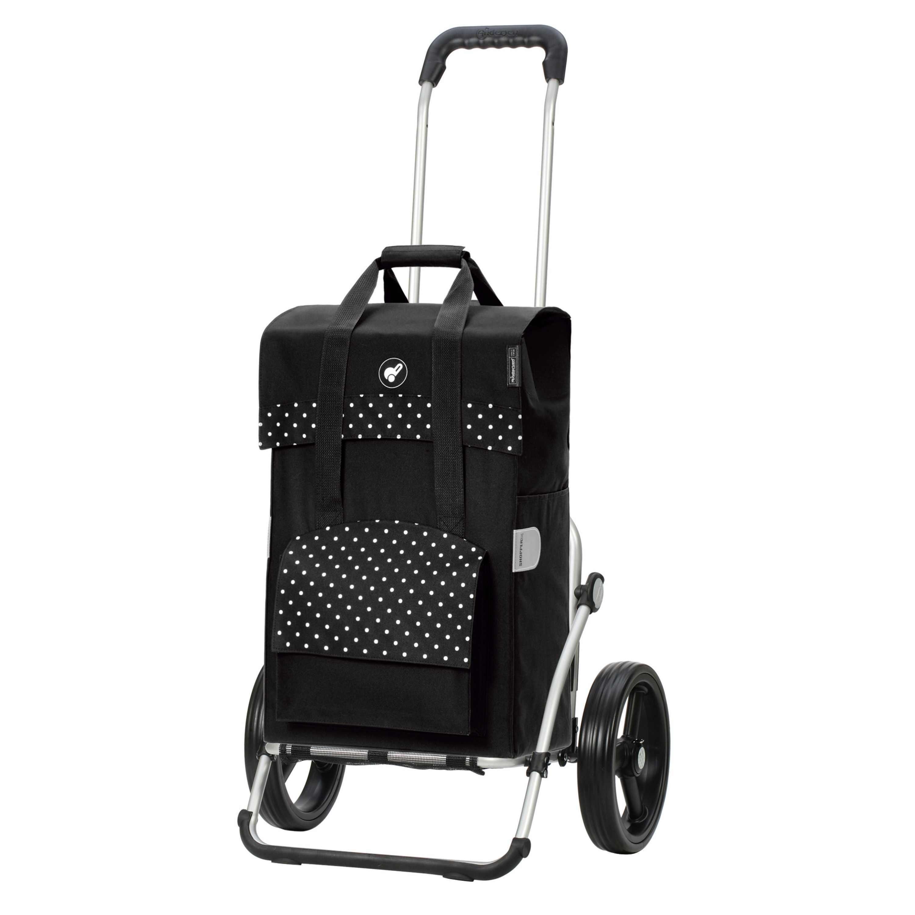 Einkaufstrolley Royal Shopper Polly schwarz