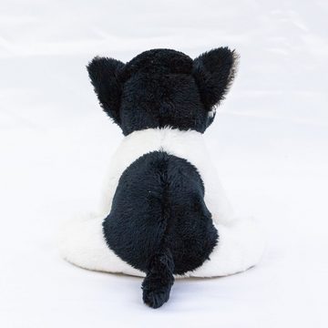 Teddys Rothenburg Kuscheltier Katze 14 cm sitzend schwarz/weiß Plüschkatze