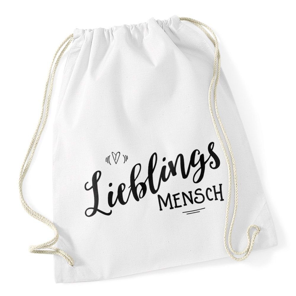 Turnbeutel Turnbeutel Lieblingsmensch Geschenk Freundschaft Partner Freundin