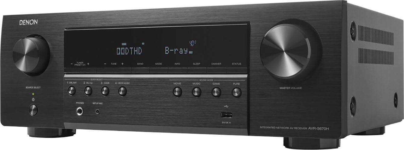 Denon AVR-S670H AV-Receiver 5.2 (Bluetooth, LAN (Ethernet), WLAN)