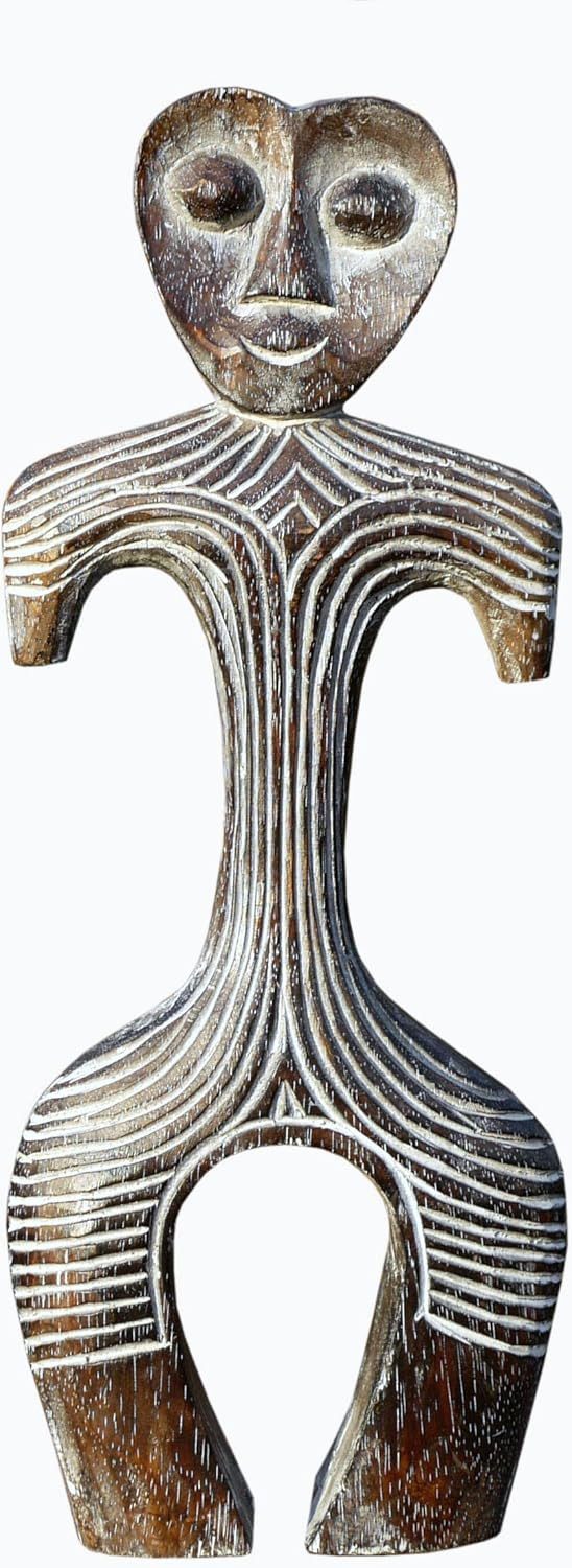 Wogeka Dekofigur Tiki Figur aus Holz Handarbeit Hawaii