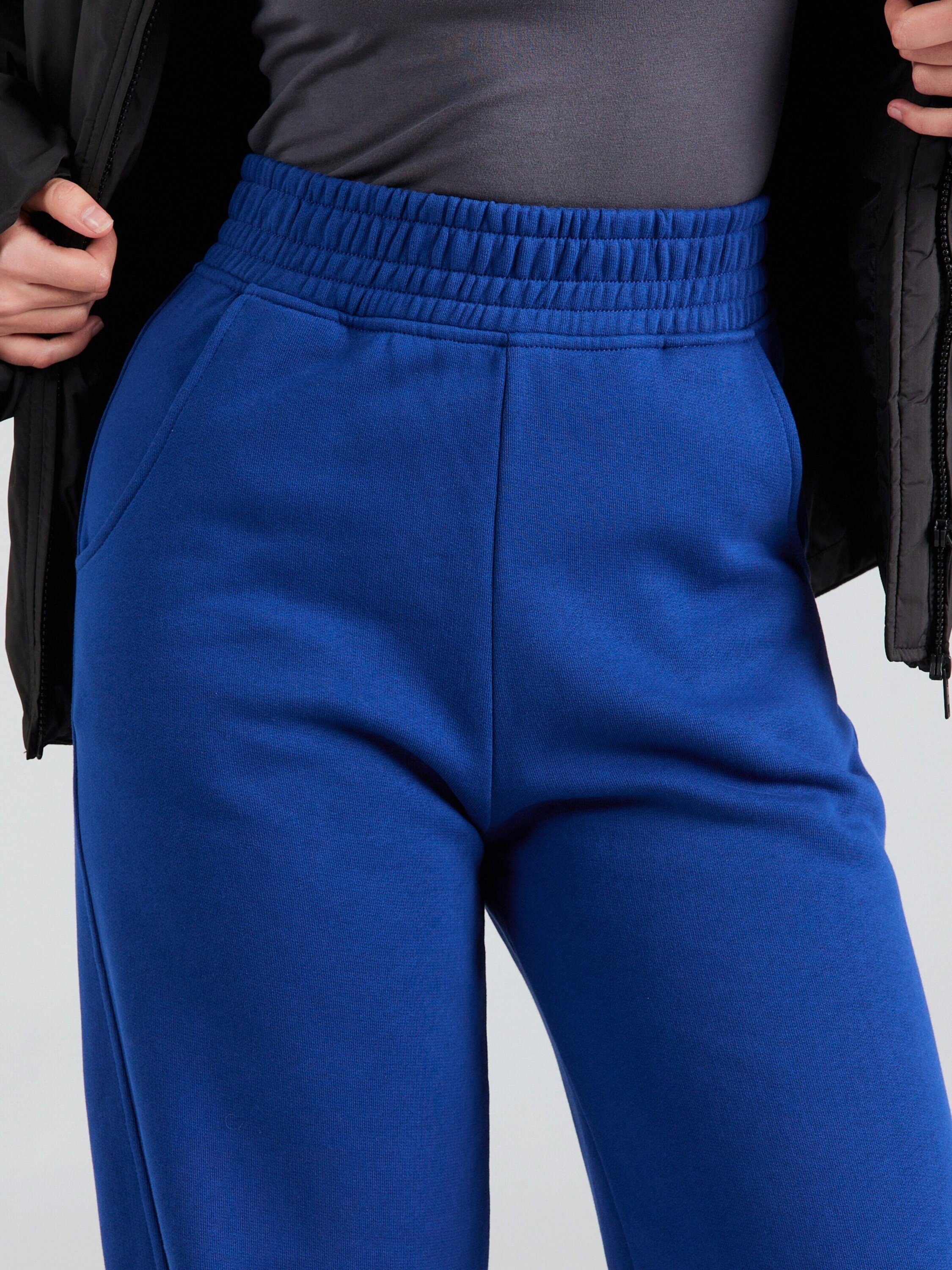 Karo Kauer Stoffhose (1-tlg) Drapiert/gerafft