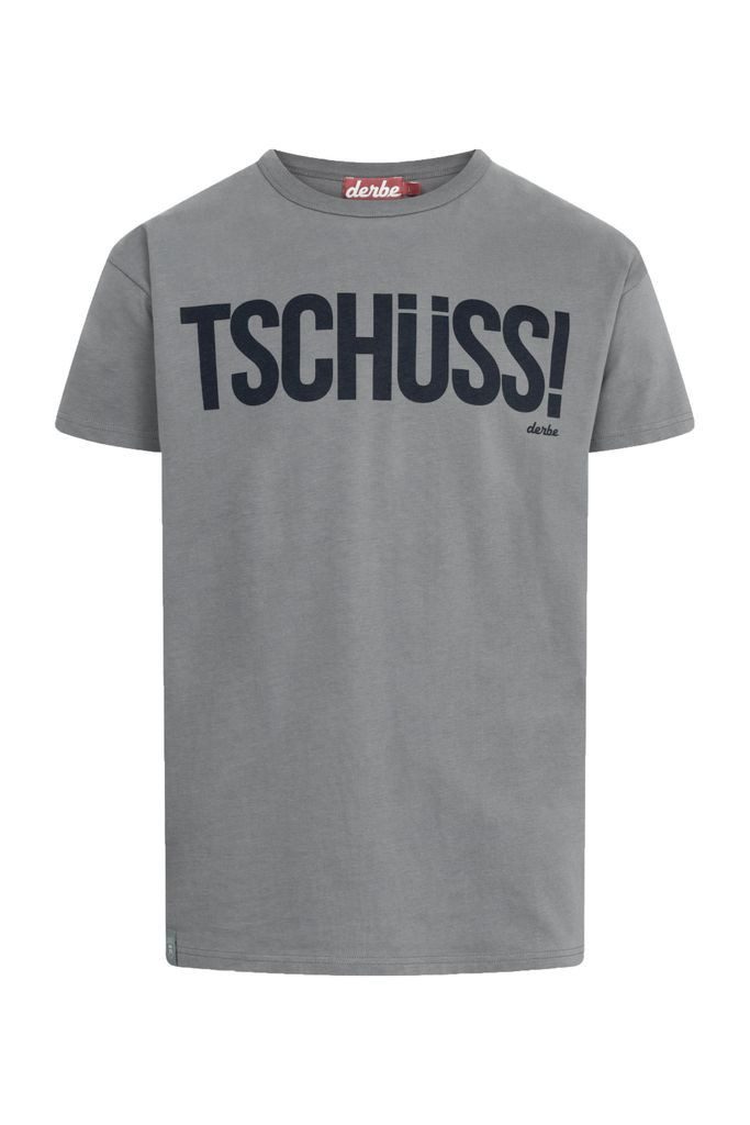 Derbe Print-Shirt Tschüss Herren T-Shirt (1-tlg) günstig online kaufen