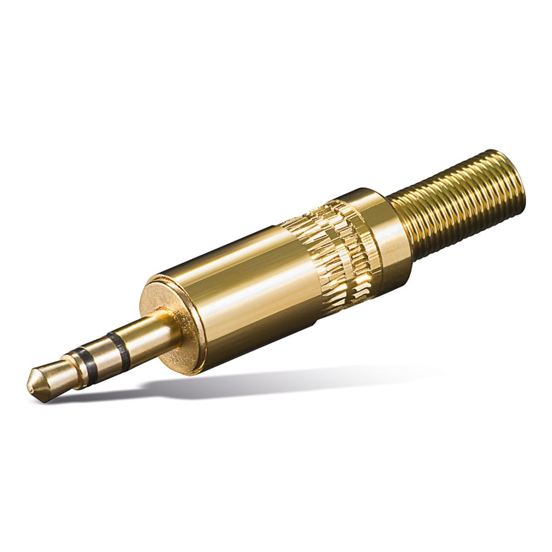 Goobay Klinkenstecker GOOBAY Klinkenstecker, 3,5 mm, stereo, Metall, vergoldet