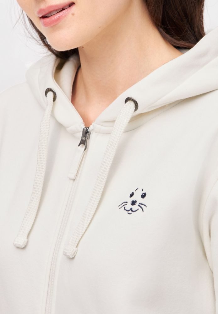 Derbe Kapuzensweatjacke