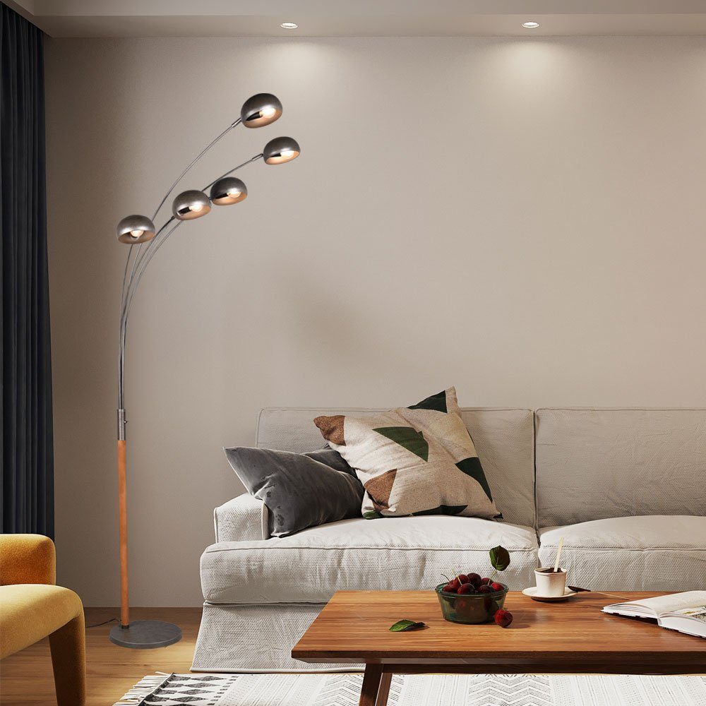 Leuchtmittel etc-shop Stehleuchte Stehlampe, Wohnzimmer Design inklusive, nicht verstellbar