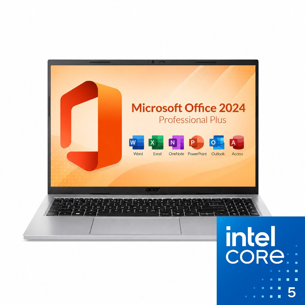 Acer Aspire Go 15 Notebook (39,6 cm/15.6 Zoll, Intel Core i5 120U, Intel Graphics, 16 GB, 500 GB SSD)