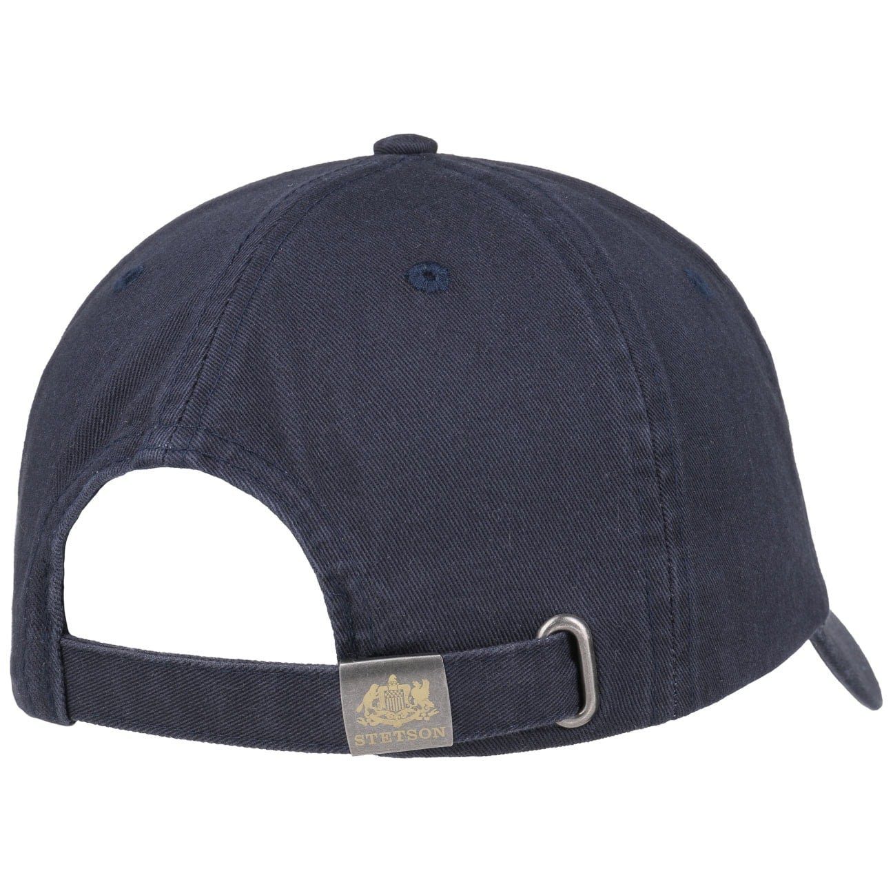 Stetson Baseball Cap (1-St) Basecap Metallschnalle dunkelblau