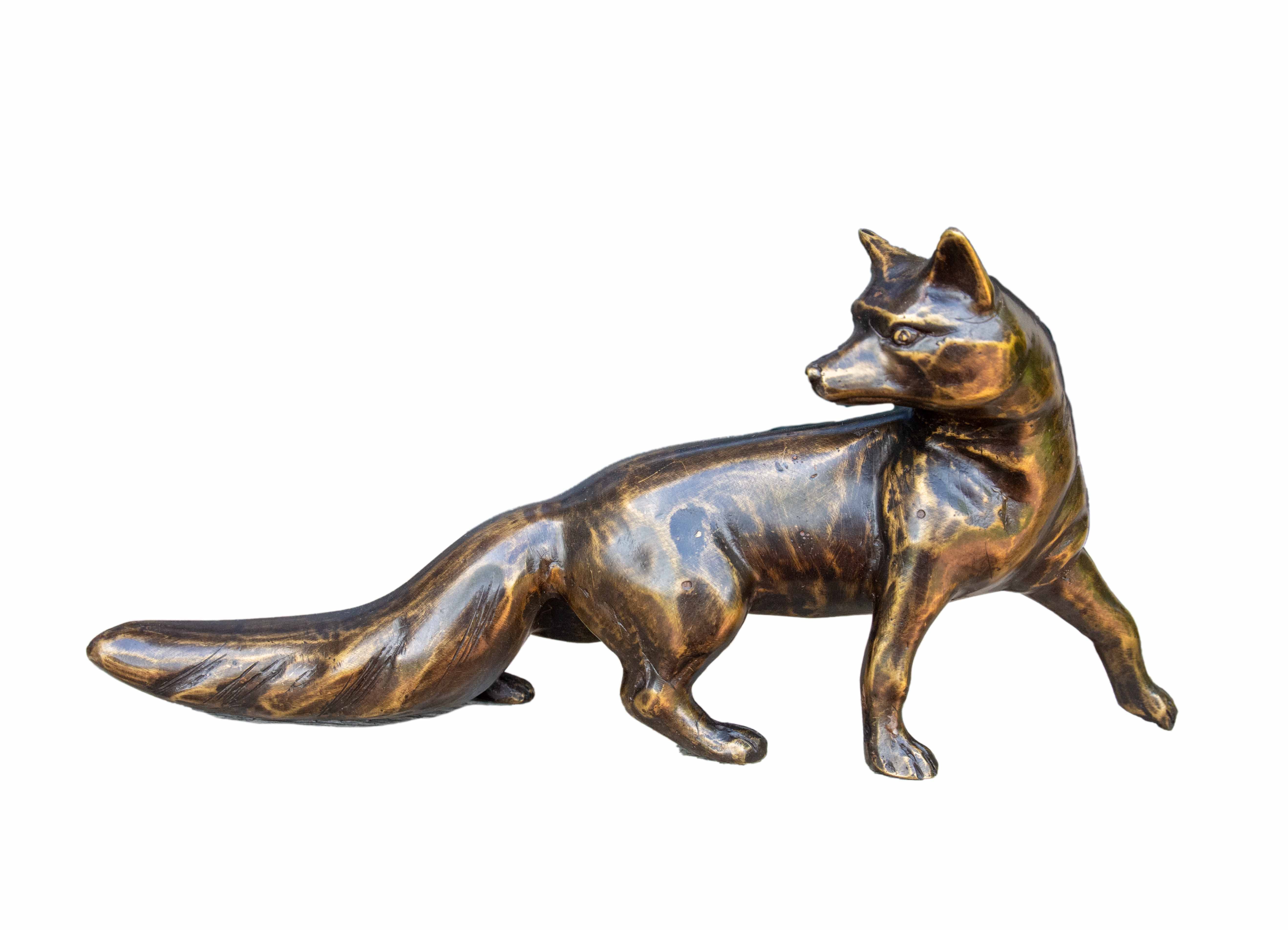 IDYL Dekofigur IDYL Bronze-Skulptur Fuchs