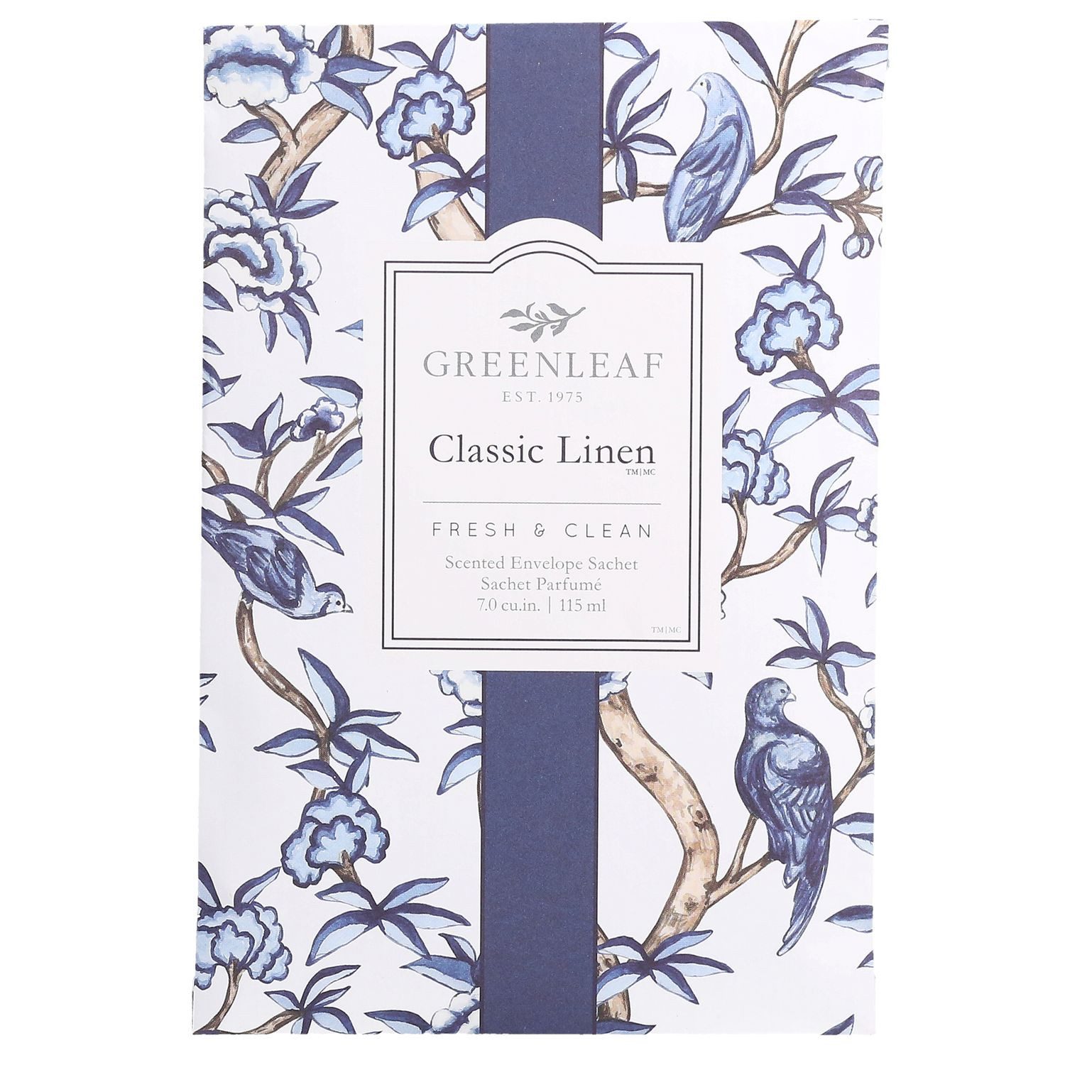 Greenleaf Anti-Geruchs-Säckchen Classic Linen (1-St), Duft Sachets aus parfümierter Tonerde 115 ml