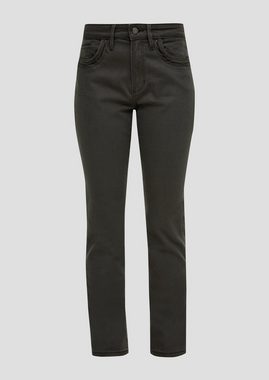 s.Oliver 5-Pocket-Jeans Jeans Betsy / Slim Fit / Mid Rise / Slim Leg Stickerei, Label-Patch