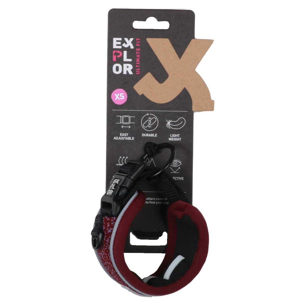 DUVO+ Hunde-Halsband EXPLOR Ultimate Fit Control Halsband Fashion plum purple