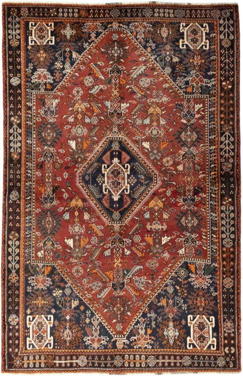 Shiraz Handgeknüpfter / Trading, rechteckig, Orientteppich Höhe: 10 Perserteppich, Nain 165x256 Orientteppich mm