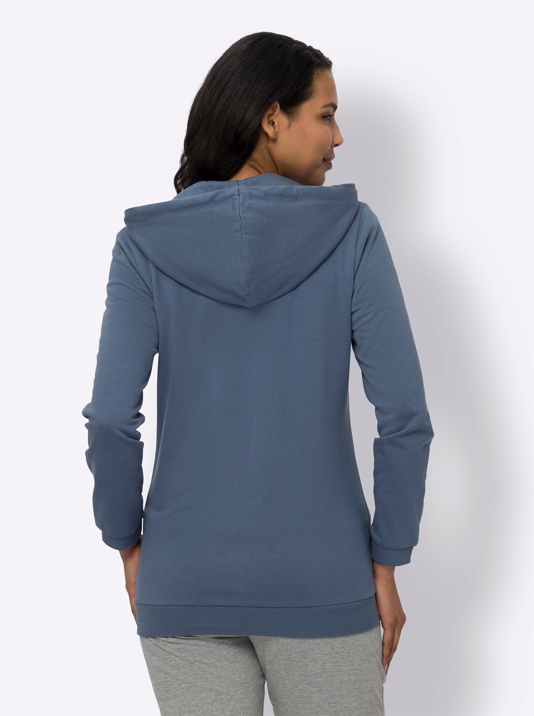 Sieh an! Trainingsshirt Kapuzensweatjacke günstig online kaufen