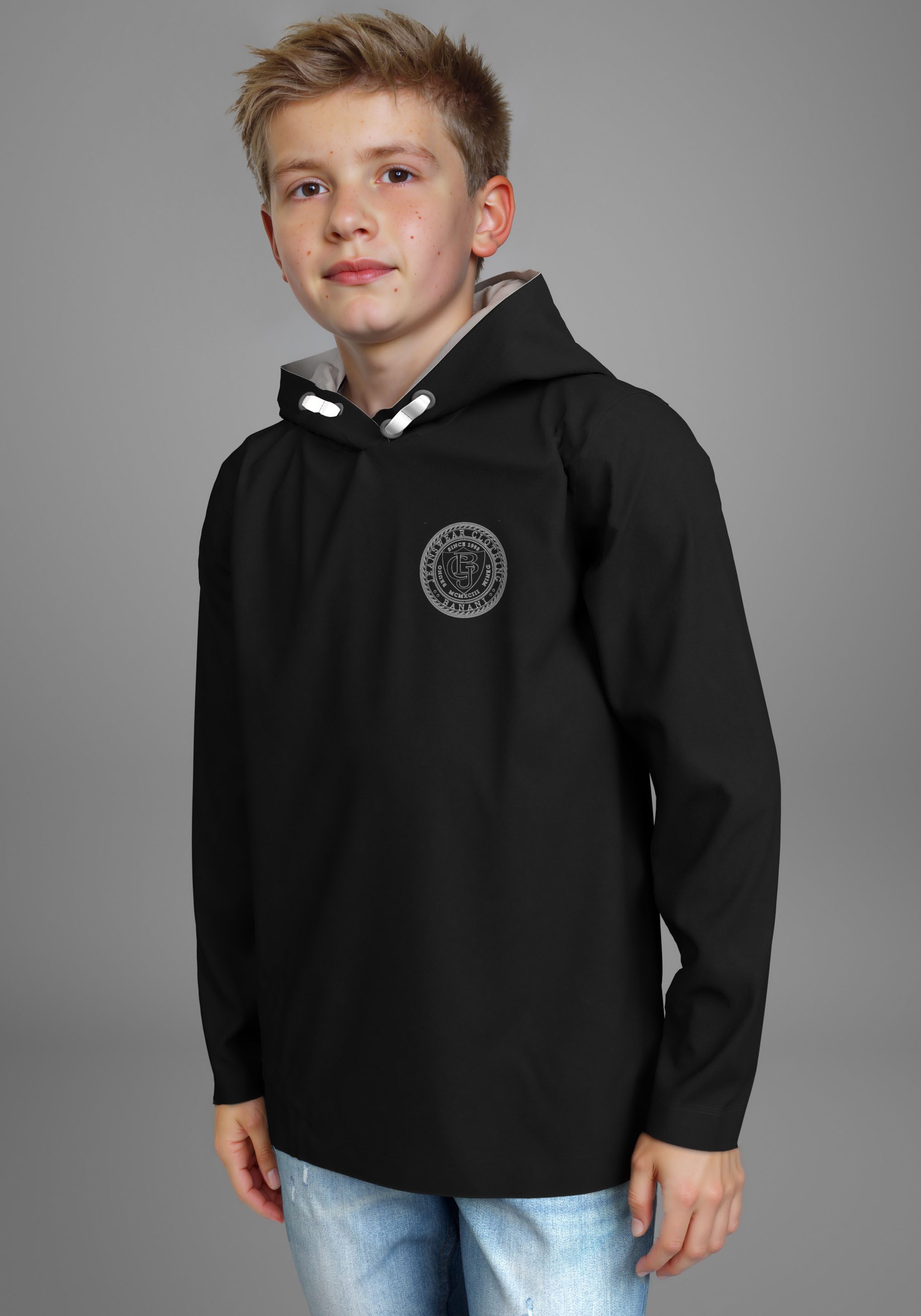 Bruno Banani Kapuzenshirt Shirt mit RÜCKENPRINT günstig online kaufen