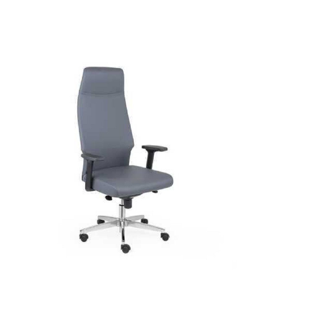 JVmoebel Bürostuhl Büro Sessel Grau Gaming Stuhl Bürostuhl Drehstuhl Chef Neu Sessel (1 St), Made in Europa