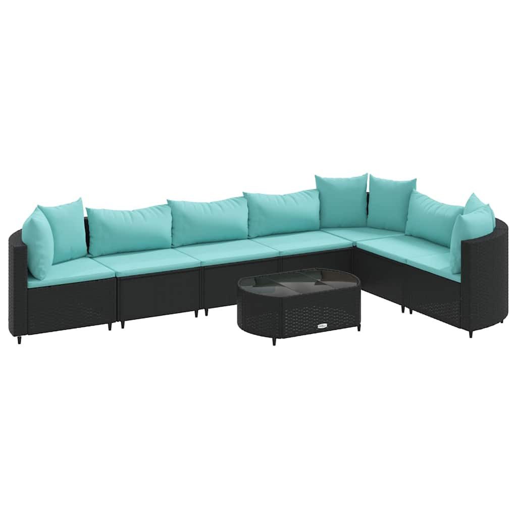 vidaXL Gartenlounge-Set 8-tlg. Garten-Sofagarnitur mit Kissen günstig online kaufen