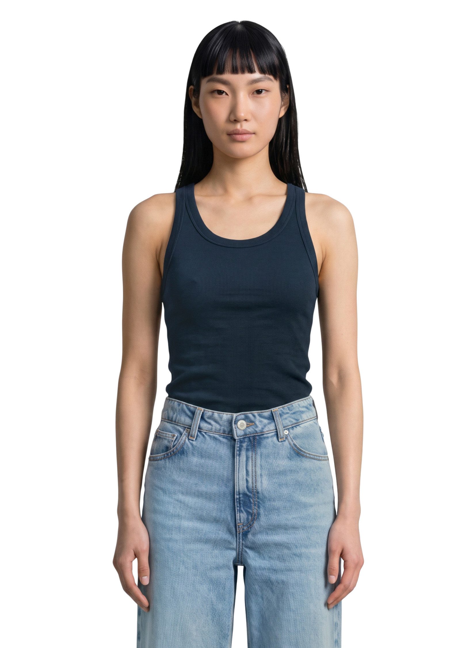 Marc O'Polo DENIM T-Shirt aus Bio-Baumwoll-Stretchjersey
