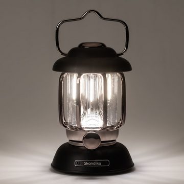 Skandika LED Gartenleuchte Campinglampe Forsol, Laterne für Camping, Garten, Dekoration, Wandern