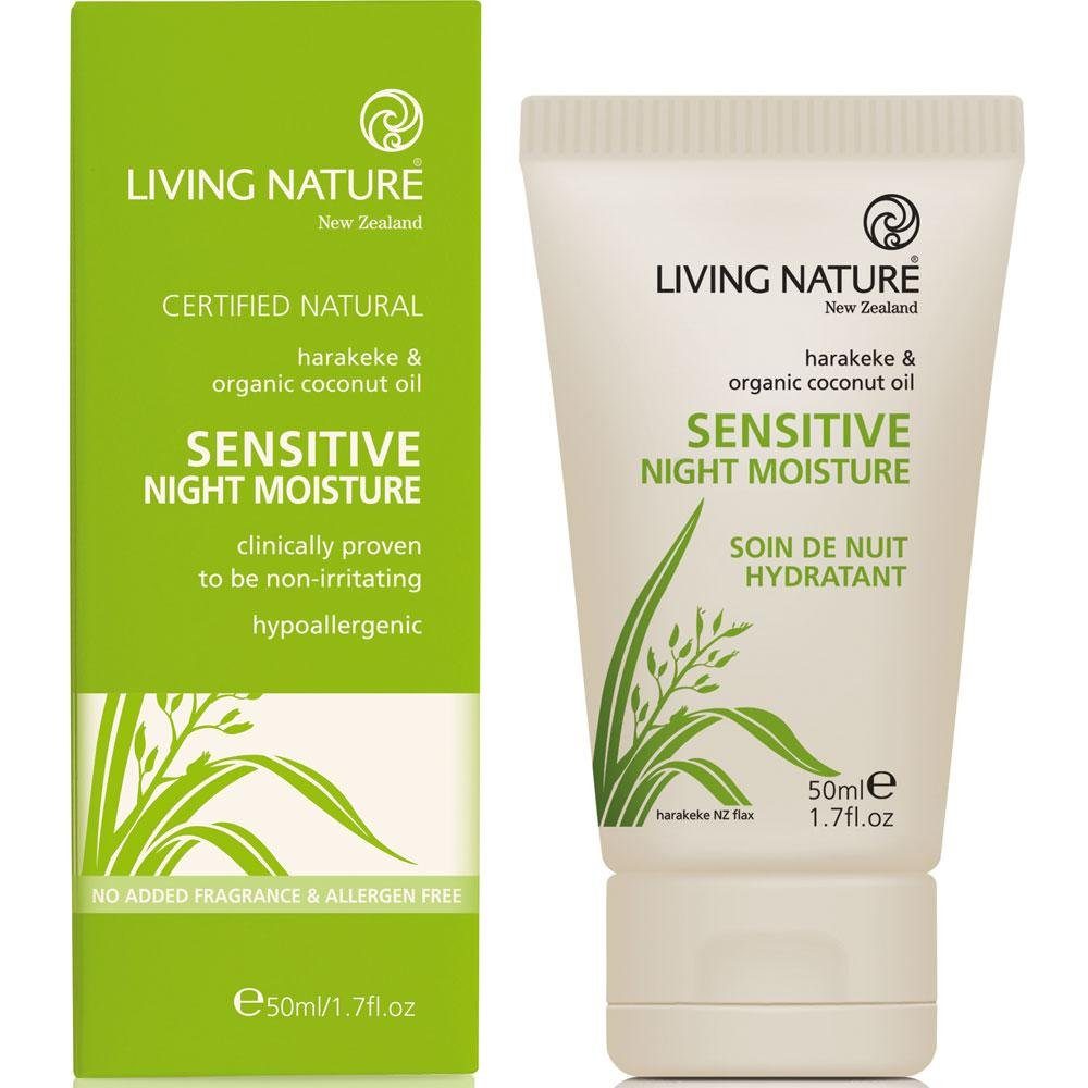 Living Nature 50 Sensitive, Nachtcreme ml