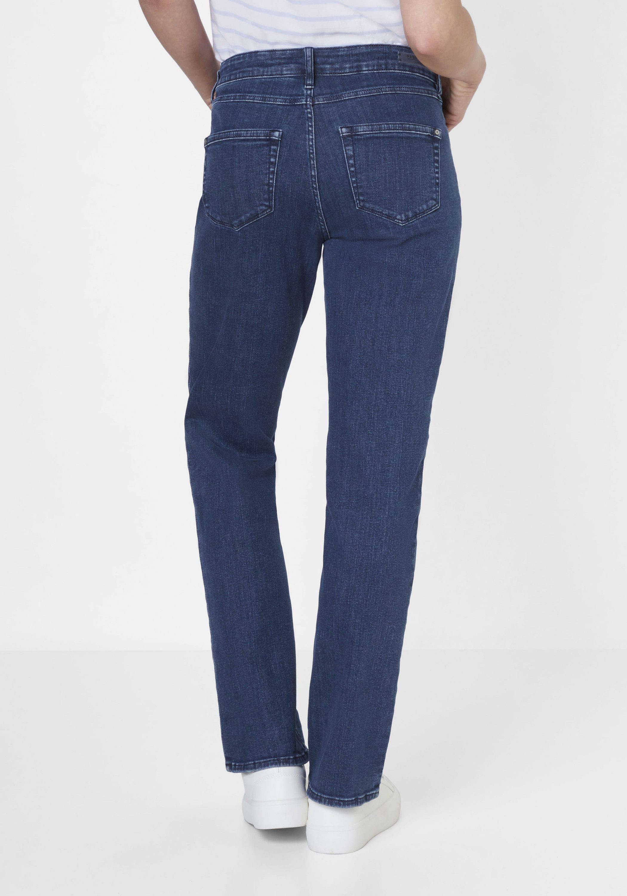 Paddock's Straight-Jeans LARA Straight-Fit 5-Pocket Jeans mit Stretch