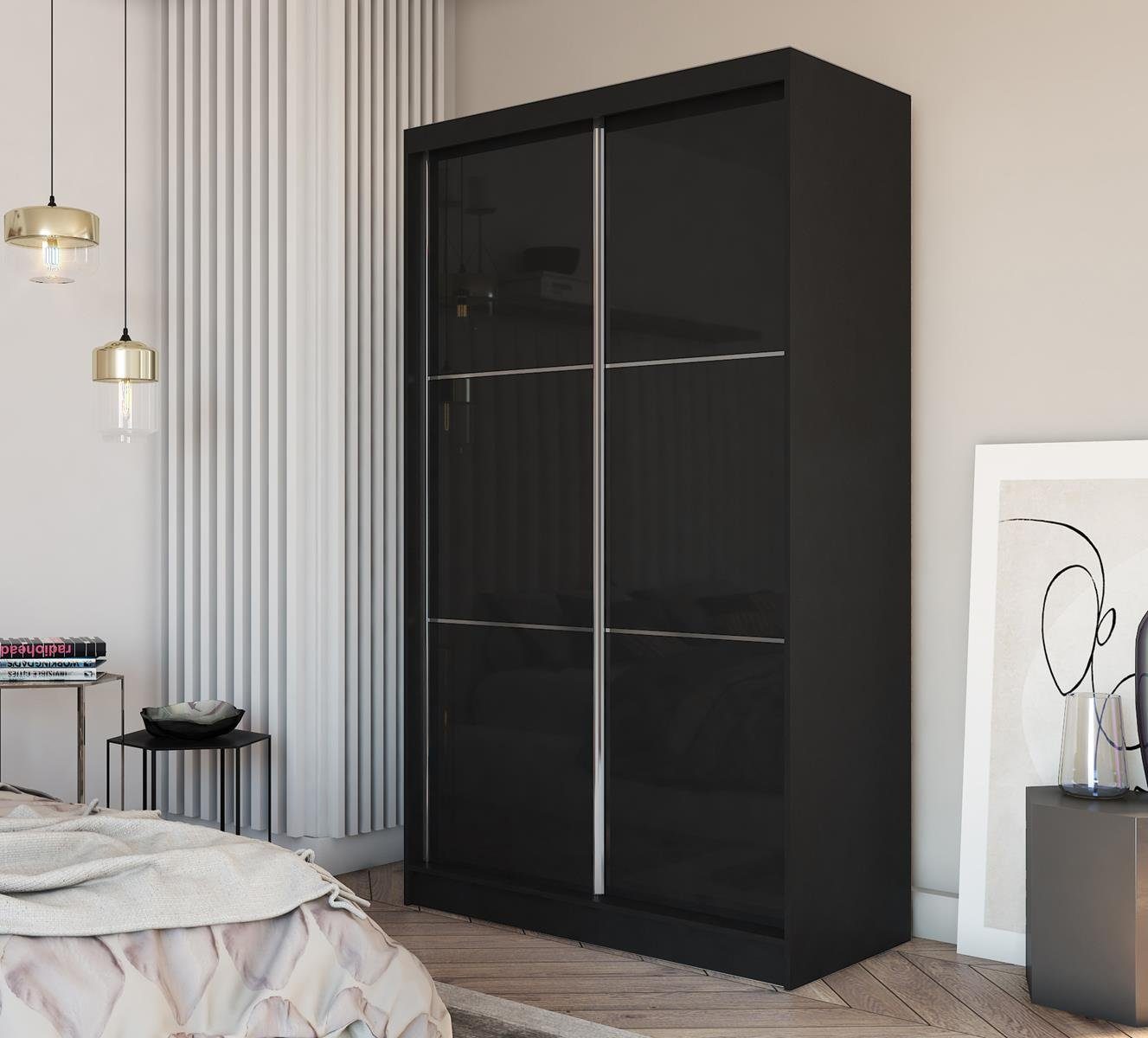 Beautysofa Schwebetürenschrank Viva (120, 150, 200, 240, mit oder ohne
