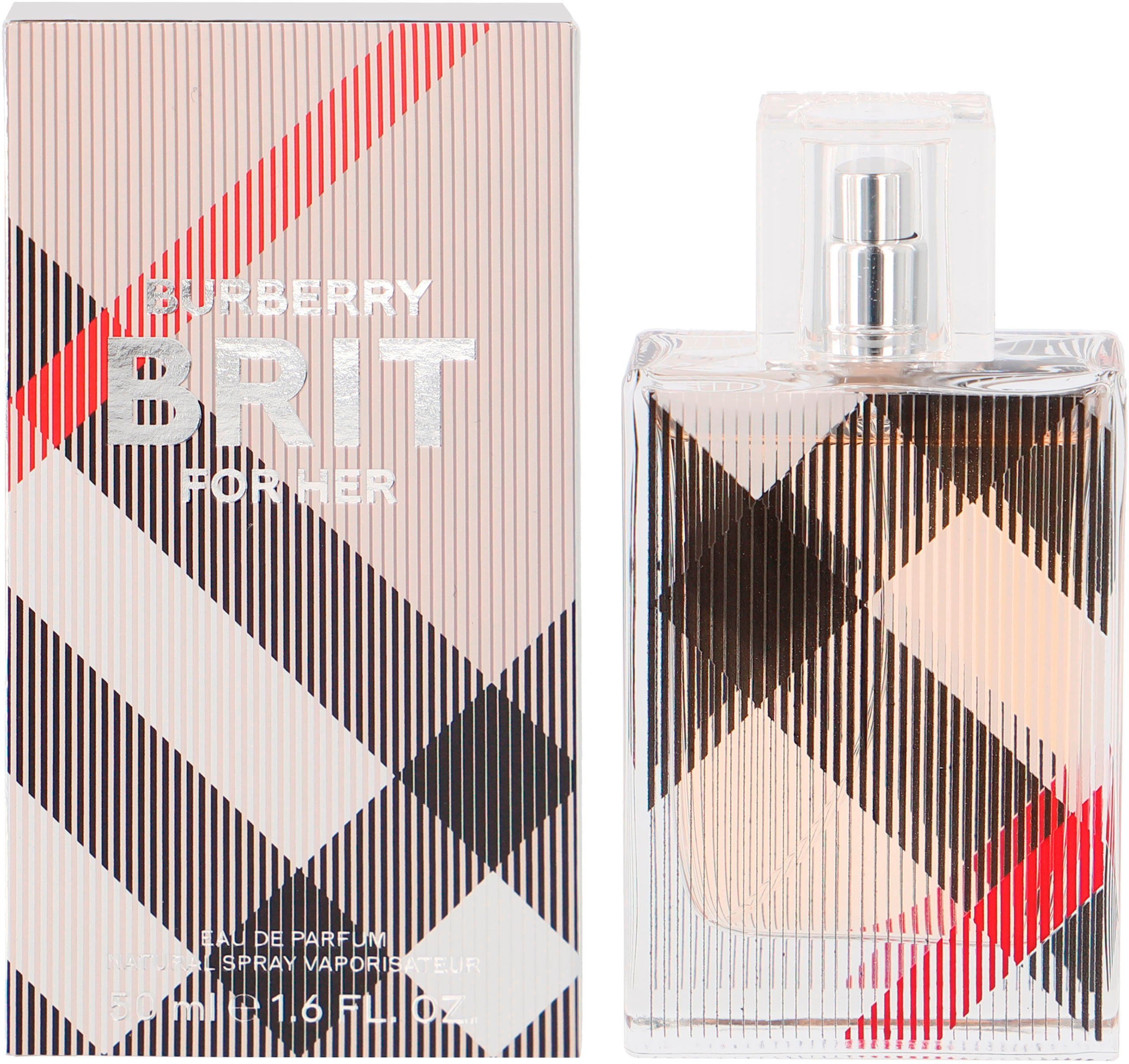BURBERRY Eau de Parfum BRIT EDP, mit hatrmonischer Tiefe