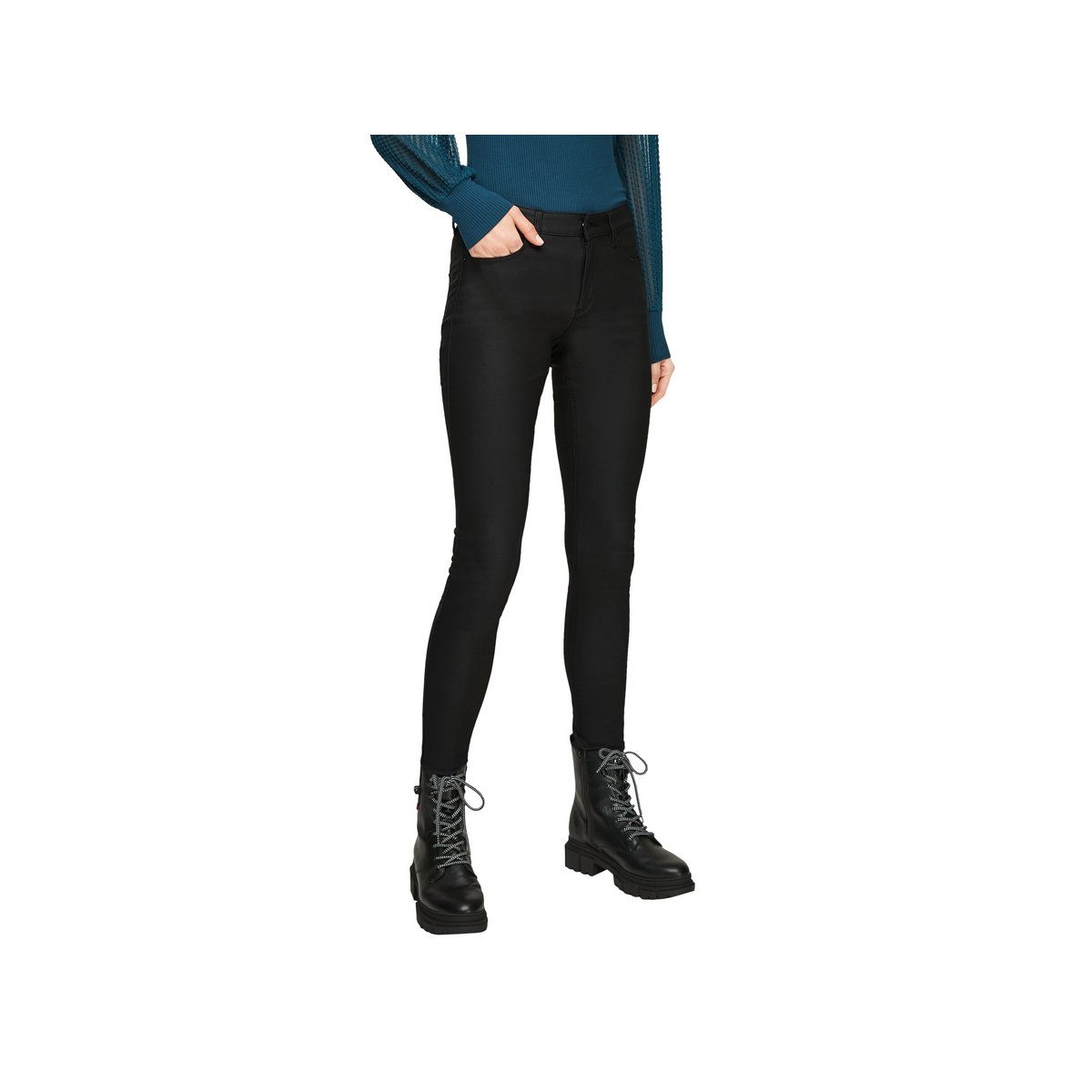 schwarz Skinny-fit-Jeans (1-tlg) s.Oliver