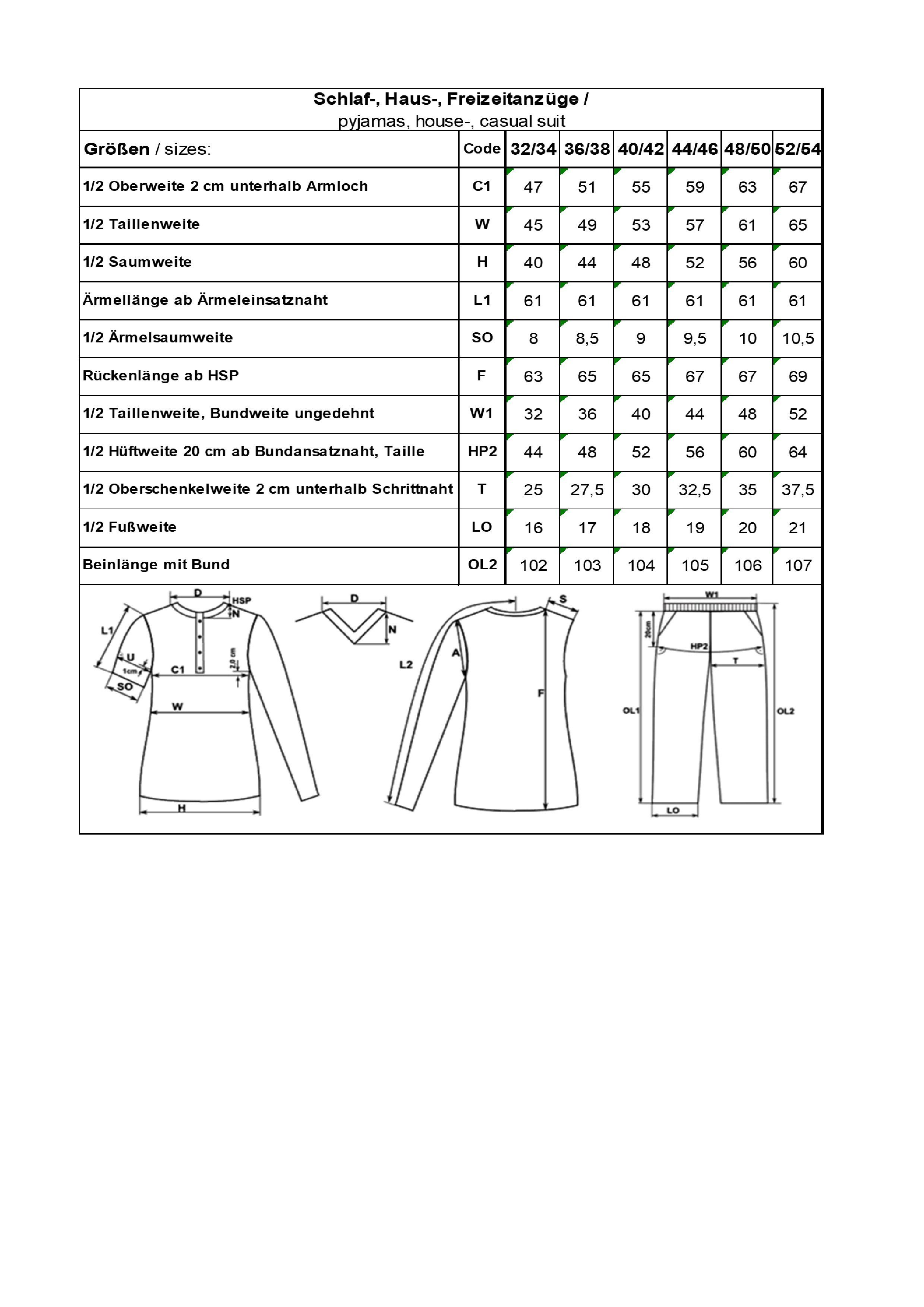 Consult-Tex Hausanzug Damen Hausanzug Homewear Suit DW100 (Spar-Set) Mit Reißverschluß